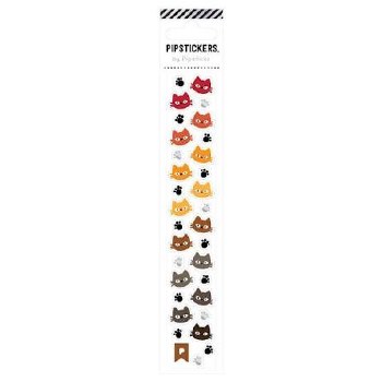 PIPSTICKERS FELINE FACES