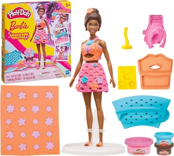 PLAYDOH BARBIE BEACH DAY CROCHET