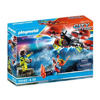 PLAYMOBIL DIVER RESCUE WITH DRONE