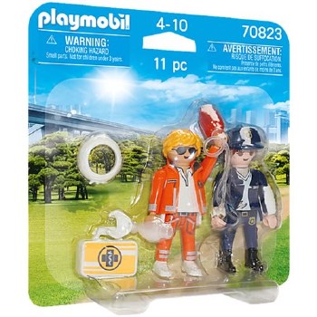 PLAYMOBIL DUP OACK DOCTOR &amp; POLICE