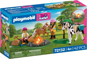 PLAYMOBIL HORSEBACK RIDING TRIP W/CAMPFI