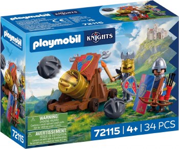 PLAYMOBIL LION KNIGHTS &amp; BATTLE CANNON