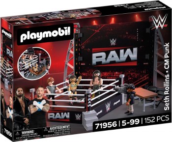 PLAYMOBIL WWE RAW RING COLLECTOR SET