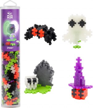 PLUS PLUS 240PC TUBE SPOOKY MIX