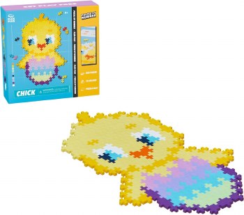 PLUS PLUS PUZZLE BY NUMBER 250PC CHICK
