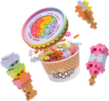 PLUS PLUS SCOOOPS RAINBOW SHERBET