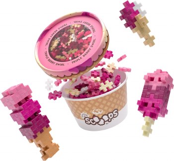 PLUS PLUS SCOOOPS TRIPLE BERRY SWIRL