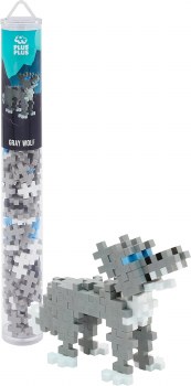 PLUS PLUS TUBE GRAY WOLF