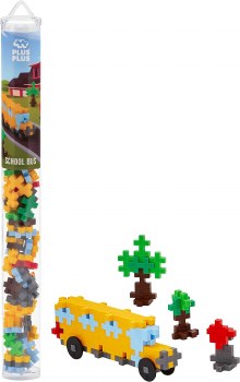 PLUS PLUS TUBE SCHOOL BUS