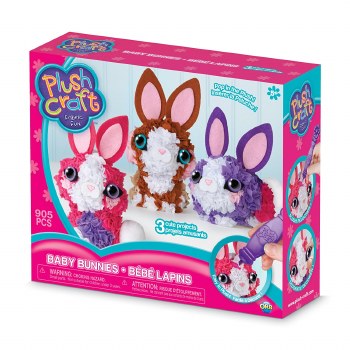 PLUSHCRAFT 3D MINI BABY BUNNIES