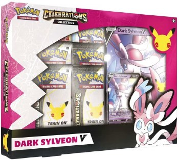 POKEMON DARK SYLVEON V CELEBRATIONS SET