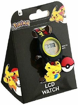 POKEMON LCD WATCH W/SLIDE CHARM