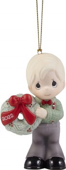 PRECIOUS MOMENTS 2022 BOY ORNAMENT