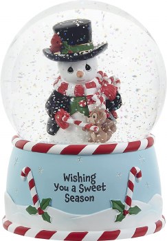 PRECIOUS MOMENTS 2022 SNOWMAN GLOBE