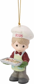 PRECIOUS MOMENTS 2026 BOY ORNAMENT