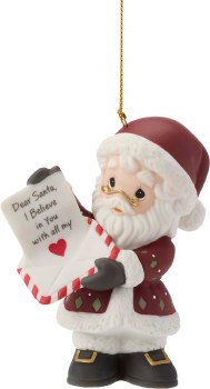 PRECIOUS MOMENTS 2026 SANTA ORNAMENT