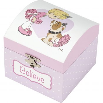 PRECIOUS MOMENTS BALLET JEWELRY BOX