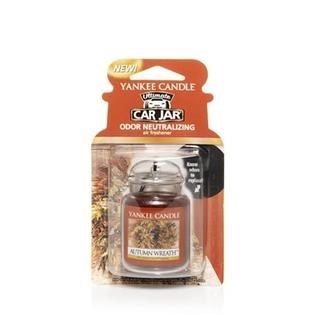 YANKEE ULTIMATE CAR JAR AUTUMN WREATH