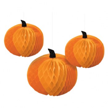 AMSCAN PUMPKIN HONEYCOMB CENTERPIECE