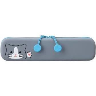 PUNILABO SILICONE SLIM POUCH GREY CAT