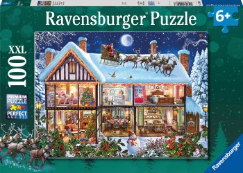 RAVENSBURGER 100pc PUZZLE XMAS AT HOME