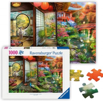 RAVENSBURGER 1000pc PUZZLE JAPANESE TEA