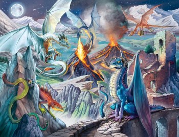 RAVENSBURGER 2000pc PUZZLE DRAGON GUARD
