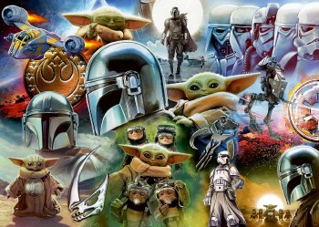 RAVENSBURGER PUZZLE 1000p MANDO/GROGU
