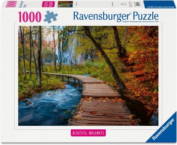 RAVENSBURGER PUZZLE 1000pc AUTUMNAL TRAI