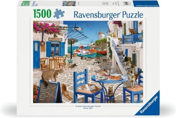 RAVENSBURGER PUZZLE 1500pc CATS MYKONOS