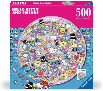 RAVENSBURGER PUZZLE 500pc HELLO KITTY