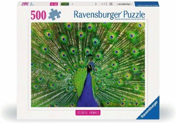 RAVENSBURGER PUZZLE 500pc PEACOCK
