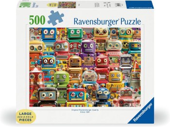 RAVENSBURGER PUZZLE 500pc RETRO ROBOTS