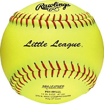 RAWLINGS LL SOFTBALL 11&quot; YELLOW