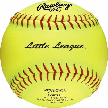 RAWLINGS SOFTBALL 12" ASA YELLOW