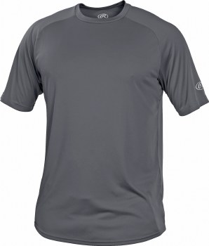 RAWLINGS TECH TEE GRAPHITE ADULT LARGE