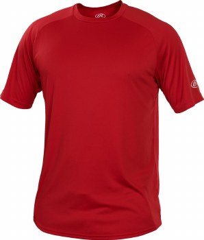 RAWLINGS TECH TEE RED ADULT LARGE