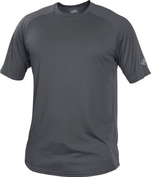 RAWLINGS YOUTH LARGE TECH TEE GRAPHITE