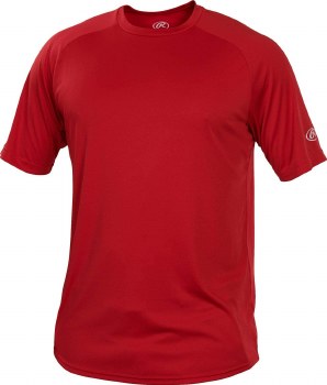 RAWLINGS YOUTH LARGE TECH TEE RED