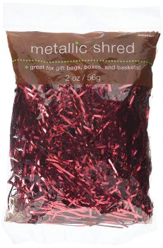 RED METALLIC SHRED 2oz BAG