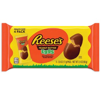 REESES PEANUT BUTTER EGG 4/PACK