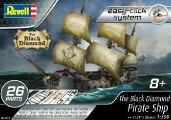 REVELL MODEL BLACK DIAMOND PIRATE SHIP