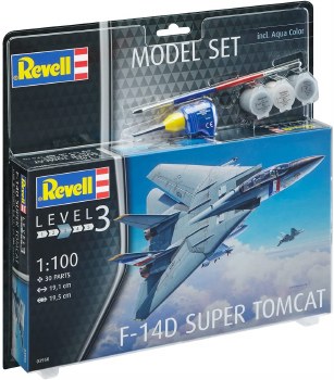 REVELL MODEL W/PAINT F-14D SUPER TOMCAT