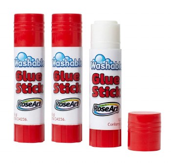 ROSE ART 3CT GLUE STICKS