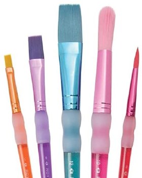ROYAL 5pc NYLON BRUSH SET