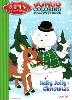 RUDOLPH HOLLY JOLLY XMAS COLORING BOOK