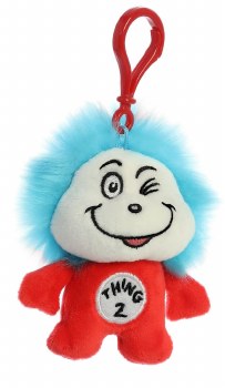 DR, SEUSS 4" PLUSH CLIP THING 2