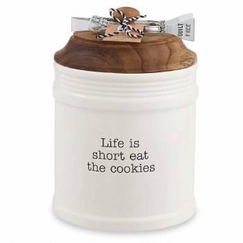 MUD PIE CIRCA COOKIE JAR SET