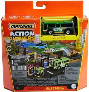 MATCHBOX ACTION DRIVERS BUS STATION
