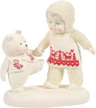 SNOWBABIES STROLLING HAND IN HAND